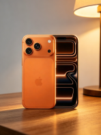 256G Оранжевый iPhone 17 Pro Легкий титановый корпус, чип A19 Pro, профессиональная камера, длительная работа, смартфон 5G - 图片 3